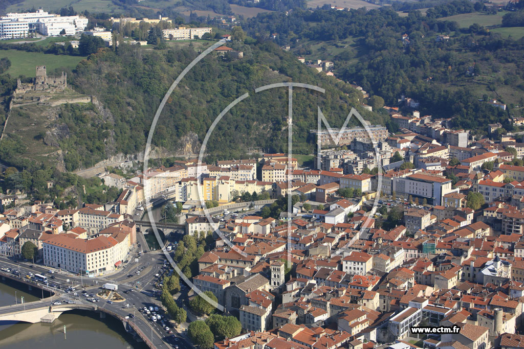 Photo arienne de Vienne