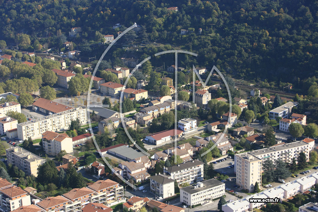 Photo arienne de Vienne