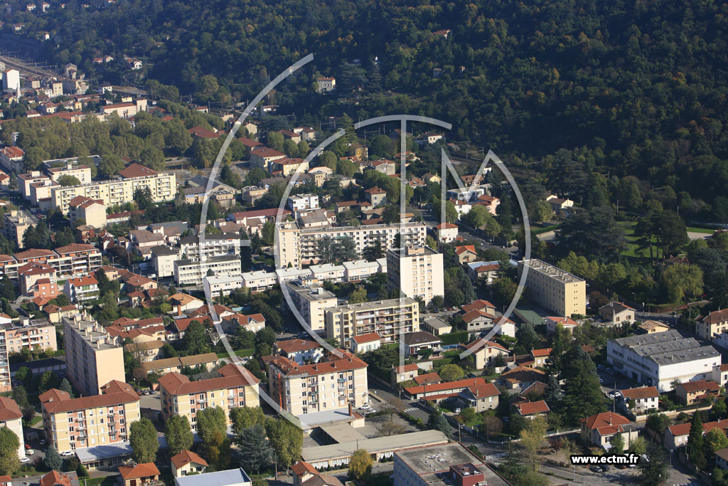 Photo arienne de Vienne