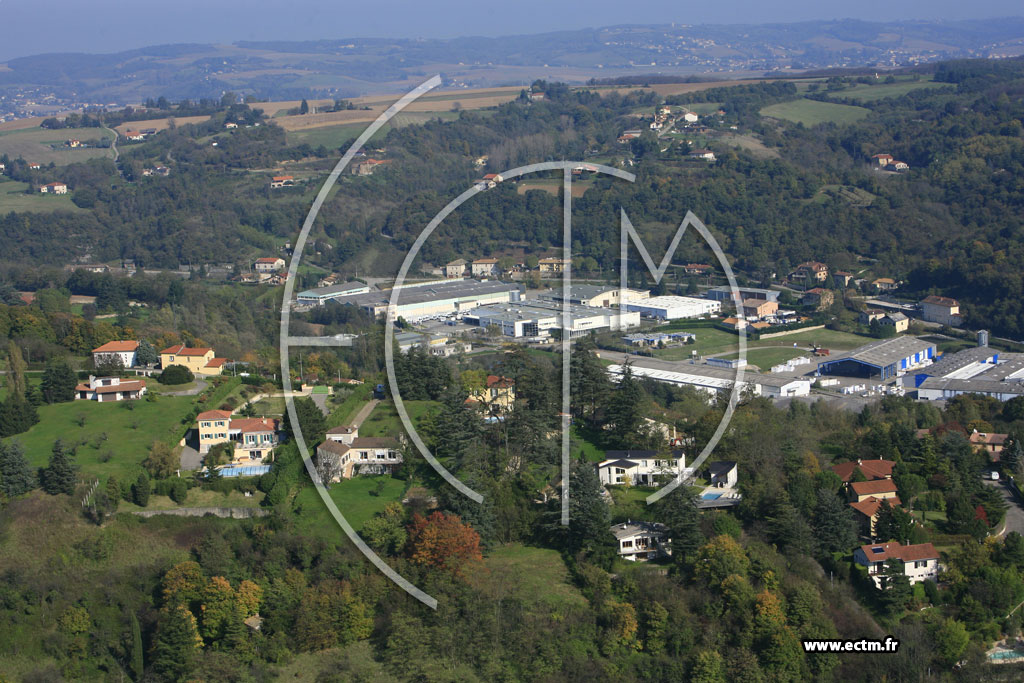 Photo arienne de Vienne (Estressin)