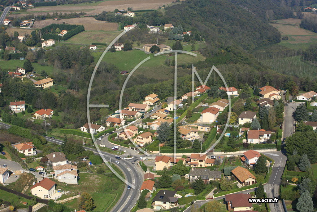 Photo arienne de Vienne (Estressin)