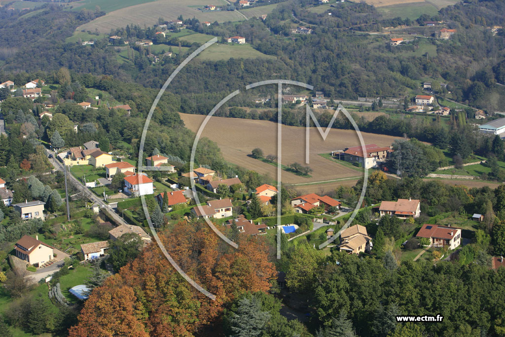 Photo arienne de Vienne (Estressin)
