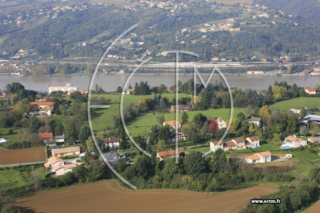Photo arienne de Vienne (les Hautes de Vienne)