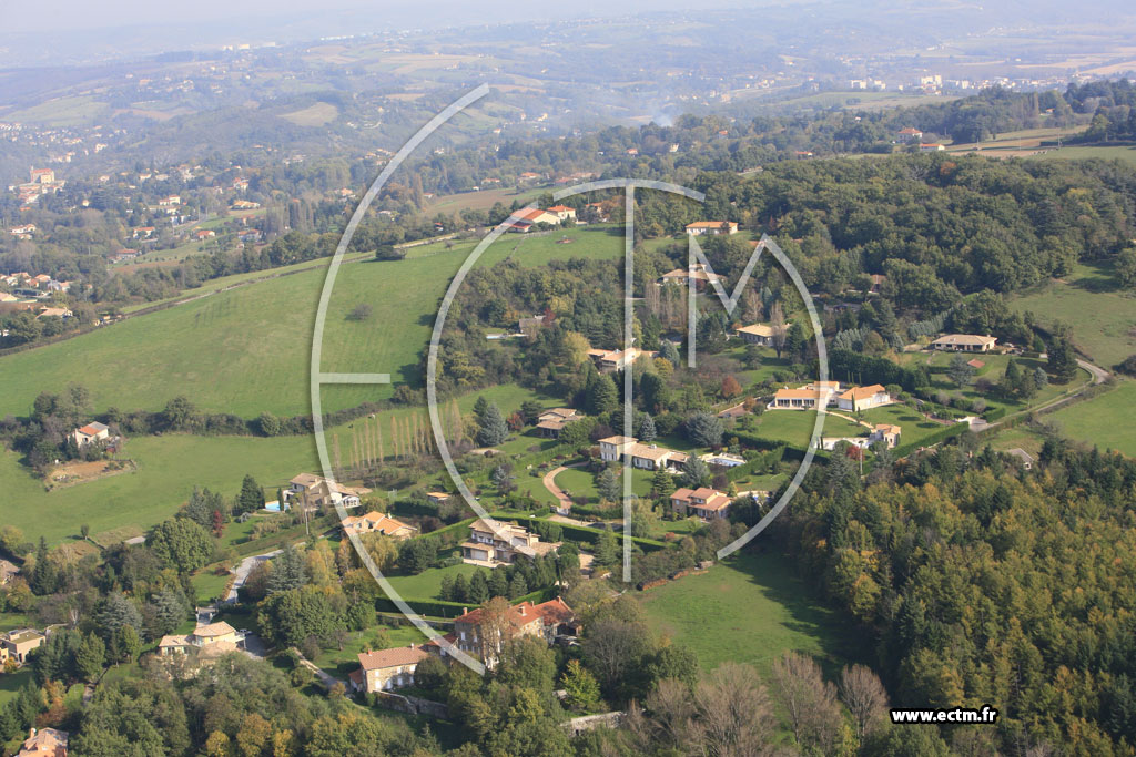 Photo arienne de Vienne (les Hautes de Vienne)