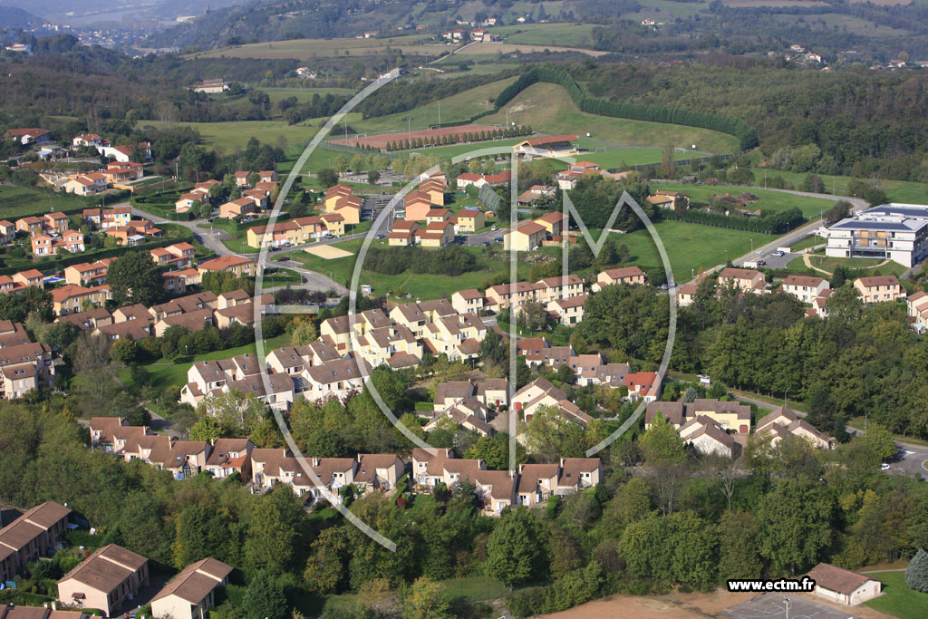 Photo arienne de Vienne (Malissol)