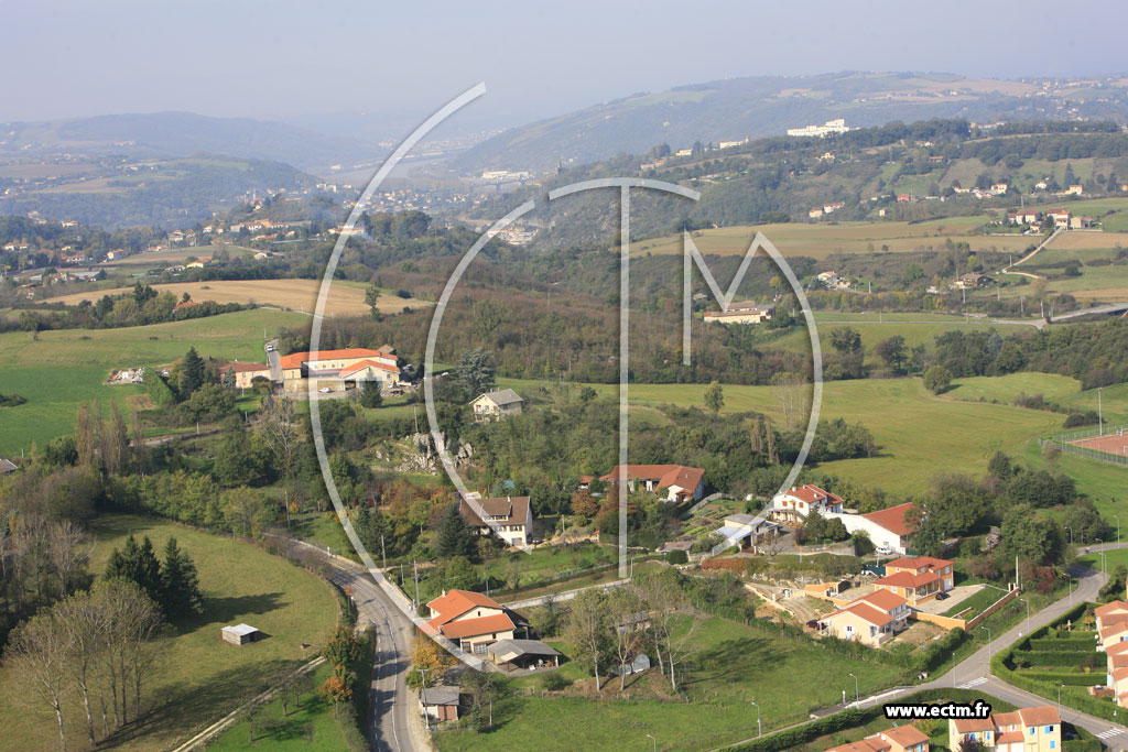 Photo arienne de Vienne (Malissol)