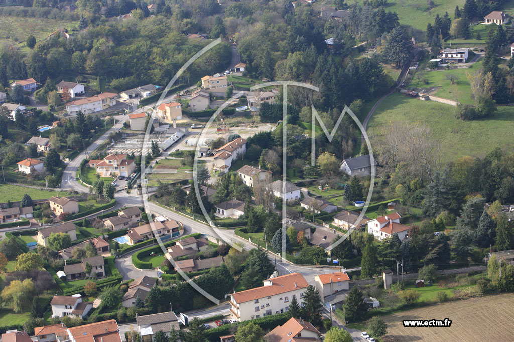 Photo arienne de Vienne (Saint Benot)
