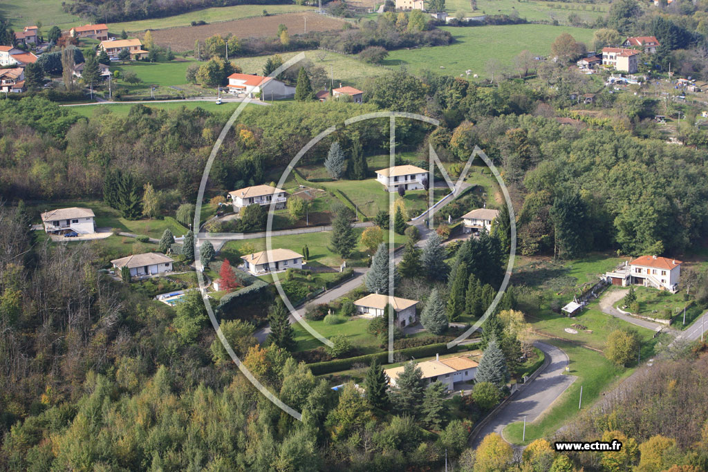 Photo arienne de Vienne (Saint Benot)