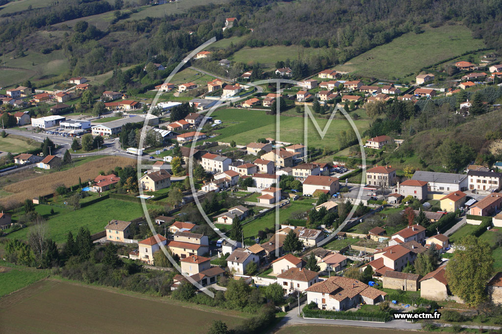 Photo arienne de Oytier Saint Oblas (le Peage)