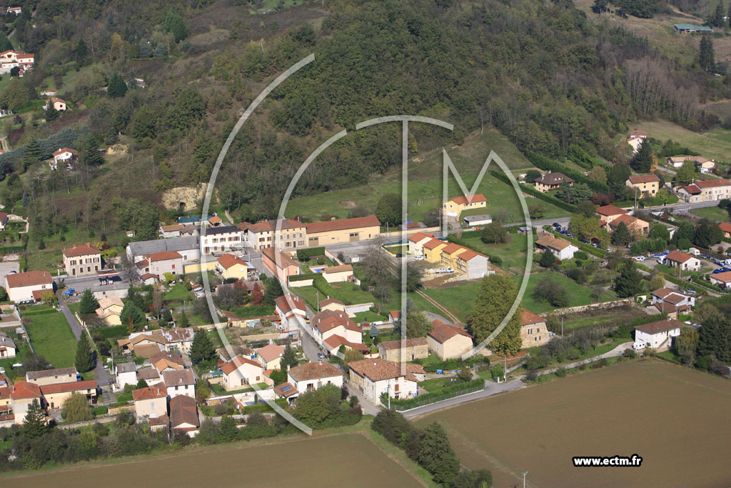 Photo arienne de Oytier Saint Oblas (le Peage)