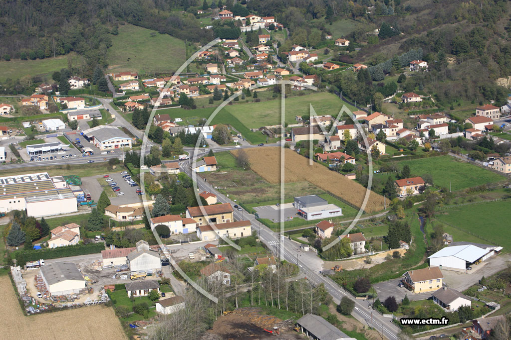 Photo arienne de Oytier Saint Oblas (le Peage)