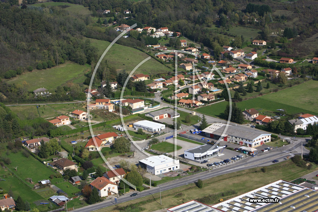 Photo arienne de Oytier Saint Oblas (le Peage)