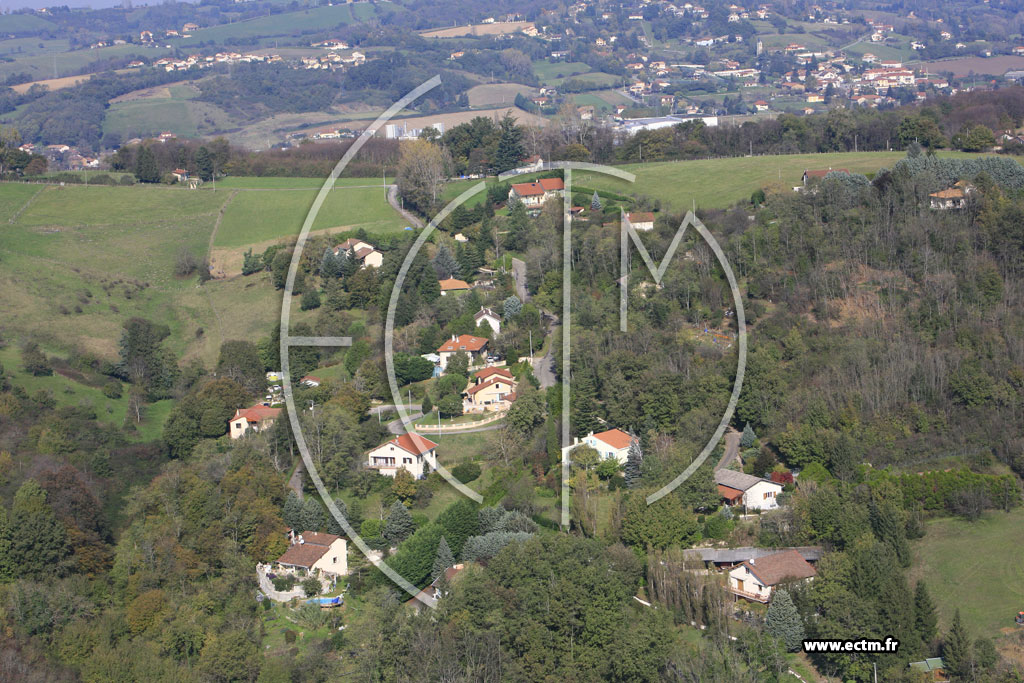 Photo arienne de Oytier Saint Oblas (le Peage)