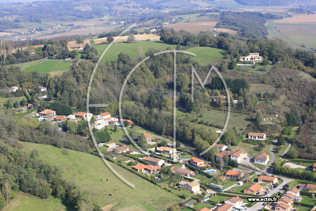 Photo arienne de Oytier Saint Oblas (le Peage)