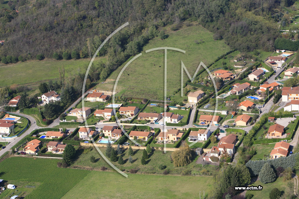 Photo arienne de Oytier Saint Oblas (le Peage)