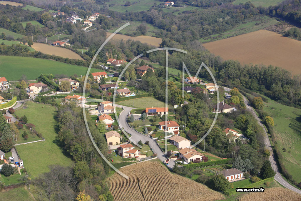 Photo arienne de Villette de Vienne