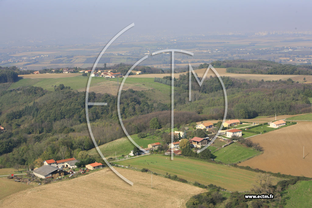 Photo arienne de Villette de Vienne