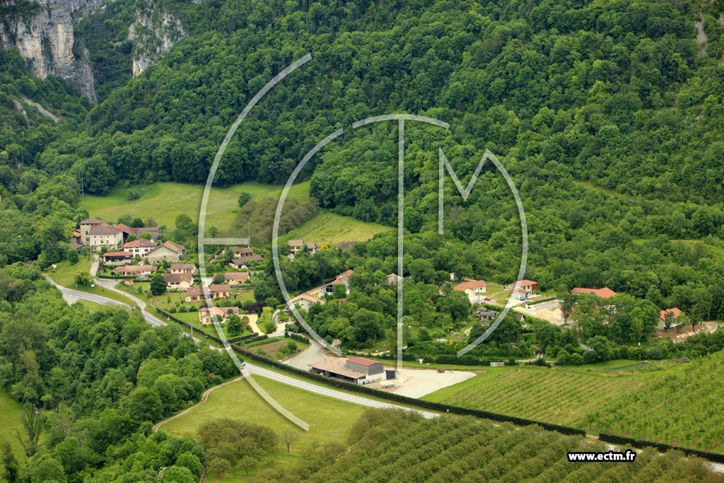 Photo arienne de Cognin les Gorges