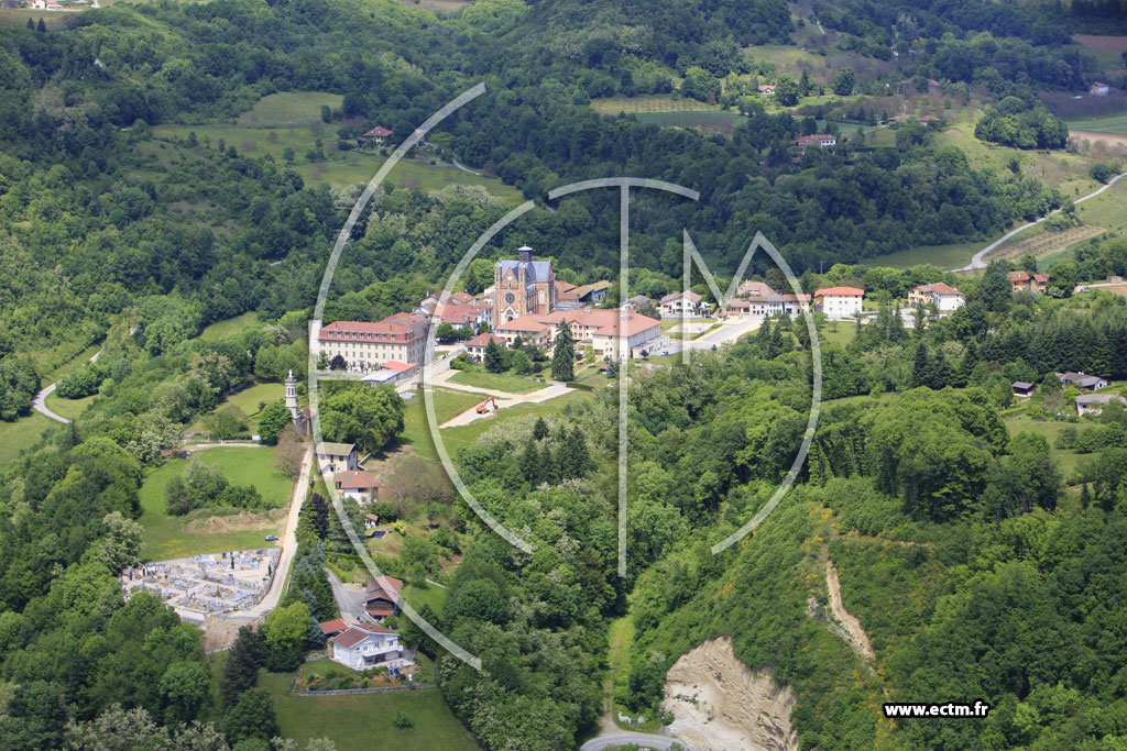 Photo arienne de Notre Dame de L'Osier