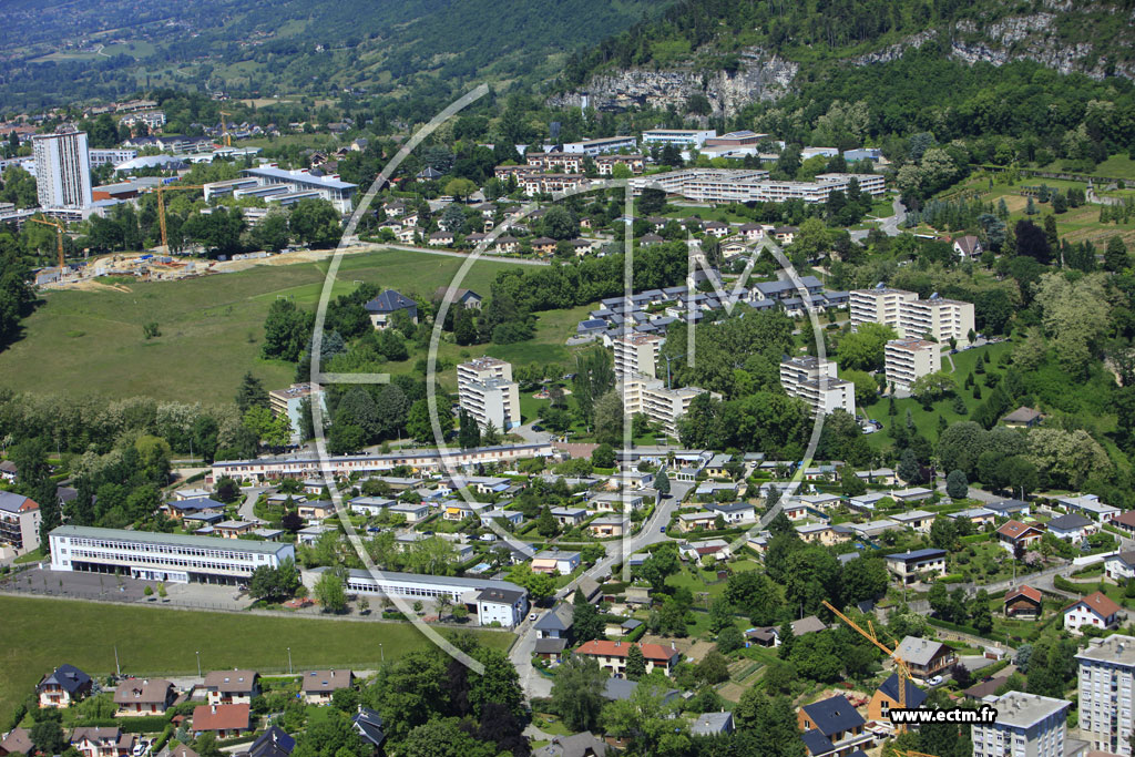 Photo arienne de Chambery (Nord)
