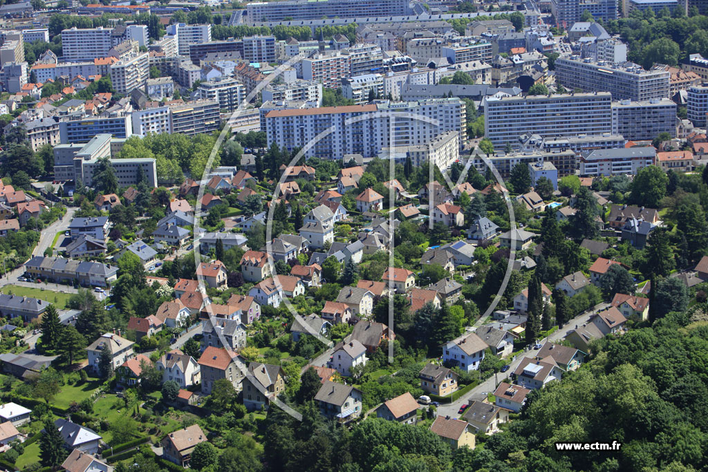 Photo arienne de chambery