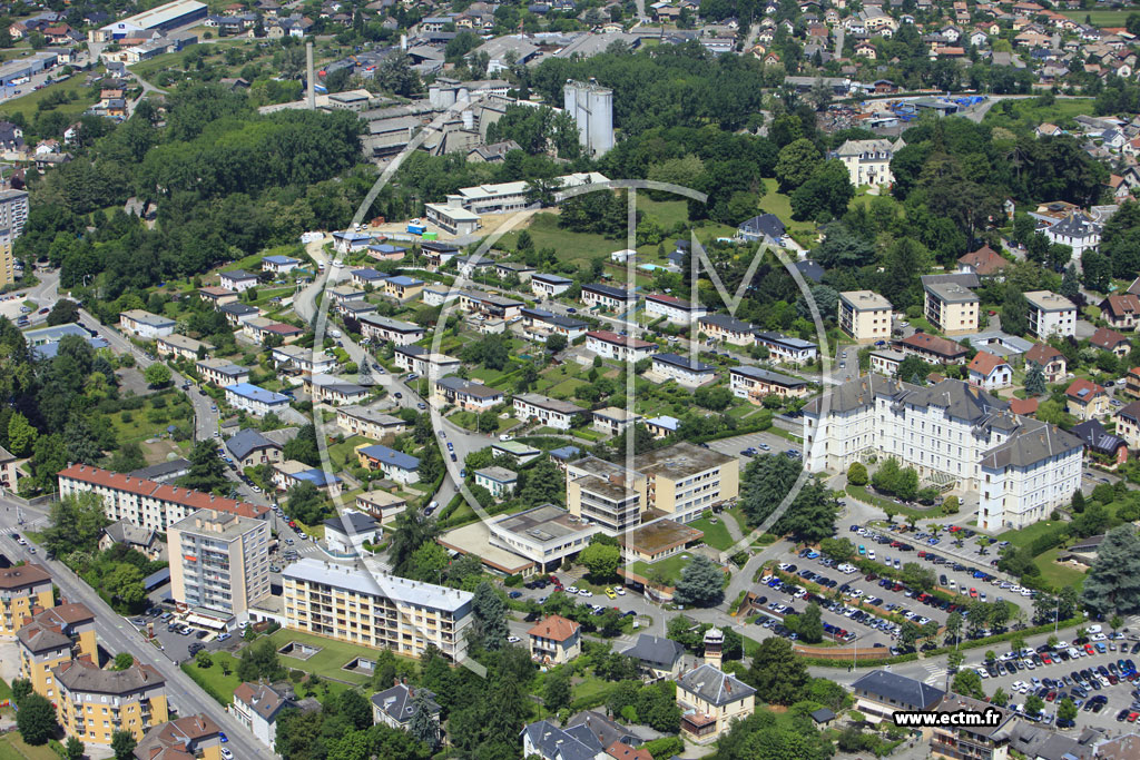 Photo arienne de chambery