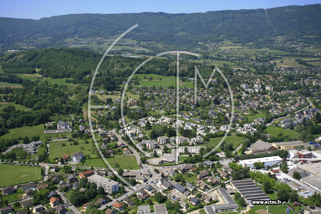 Photo arienne de chambery (bissy)