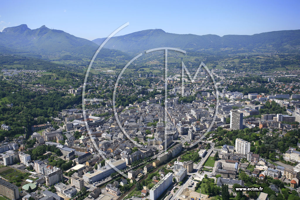 Photo arienne de Chambery