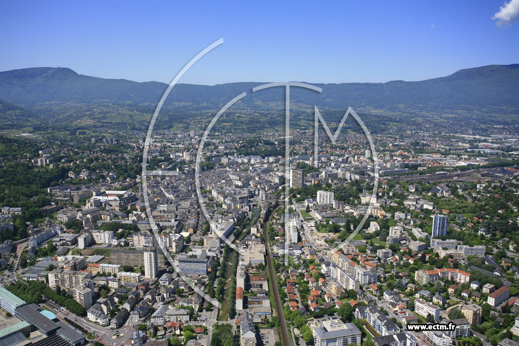 Photo arienne de Chambery