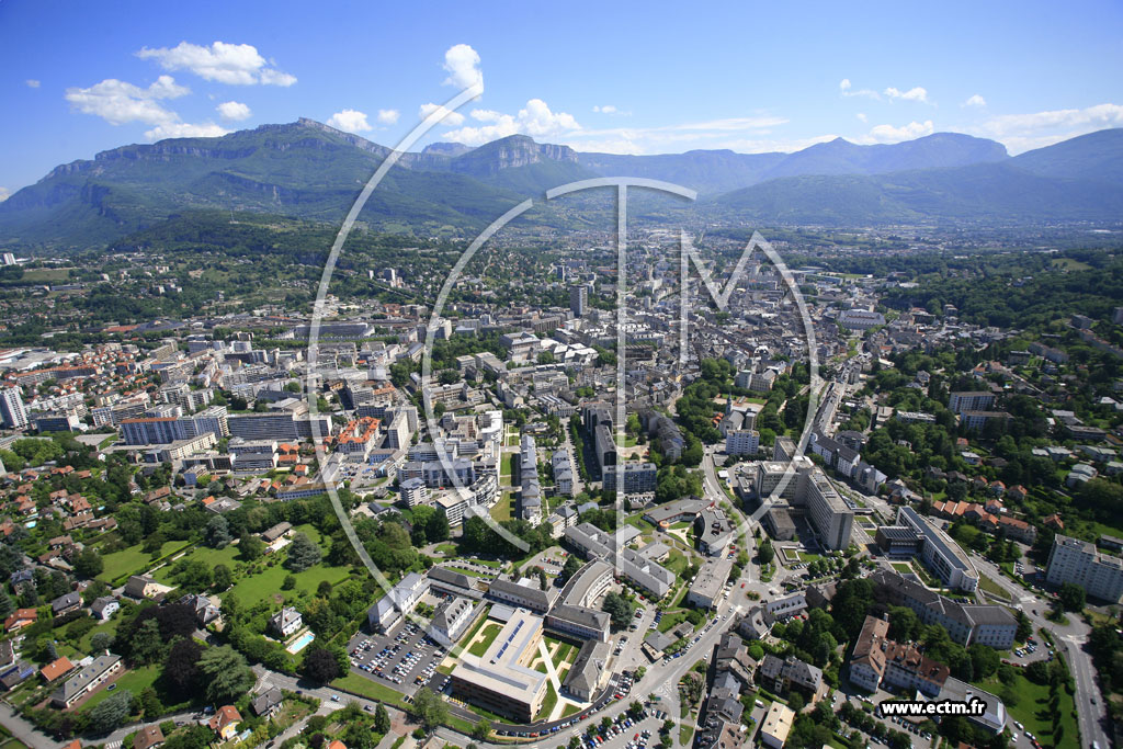 Photo arienne de Chambery