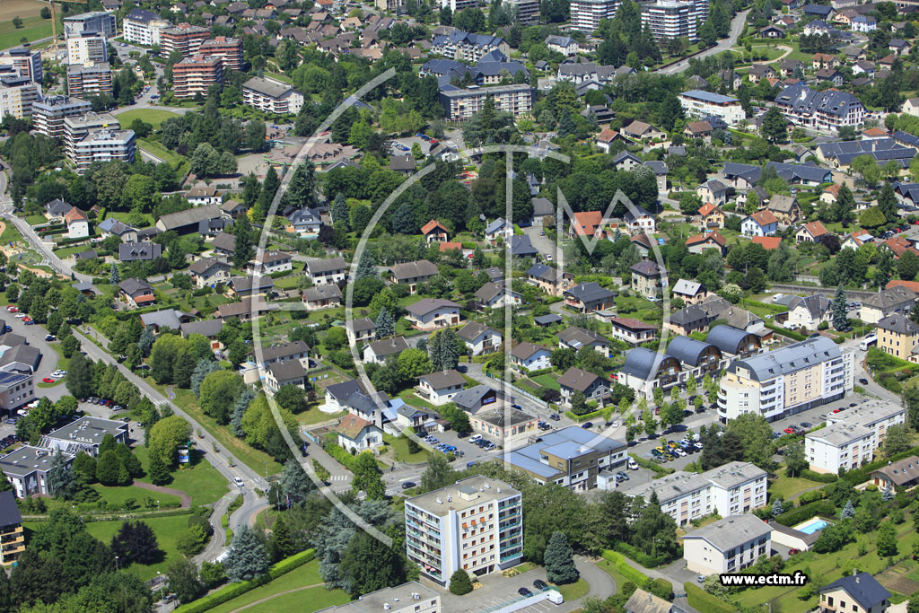 Photo arienne de La Motte Servolex