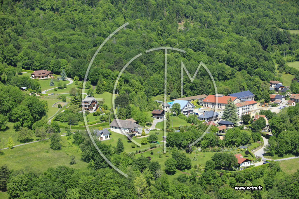 Photo arienne de Le Bourget du Lac (la Roche St Alban)