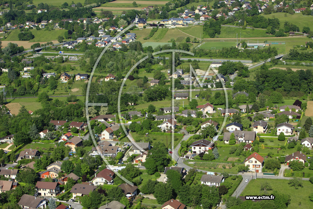 Photo arienne de Mouxy (Chemin de l'Ermitage)