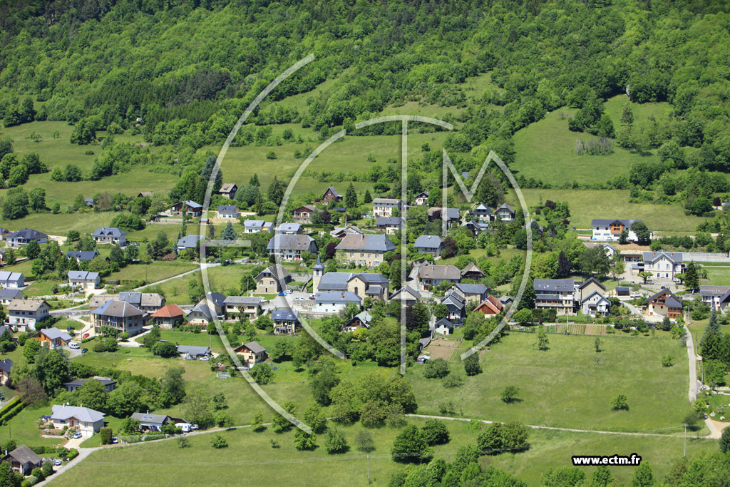 Photo arienne de Saint Jean d'Arvey
