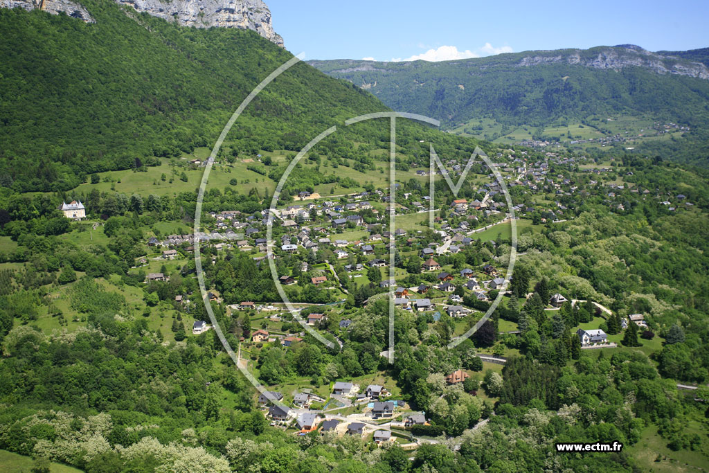 Photo arienne de Saint Jean d'Arvey