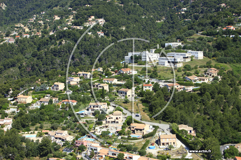 Photo arienne de Cantaron (route de la Lauvette)