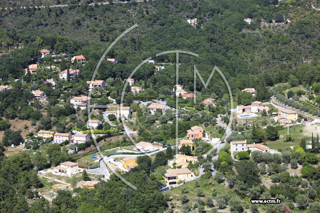 Photo arienne de Chteauneuf Villevieille (chemin des Tourettes)