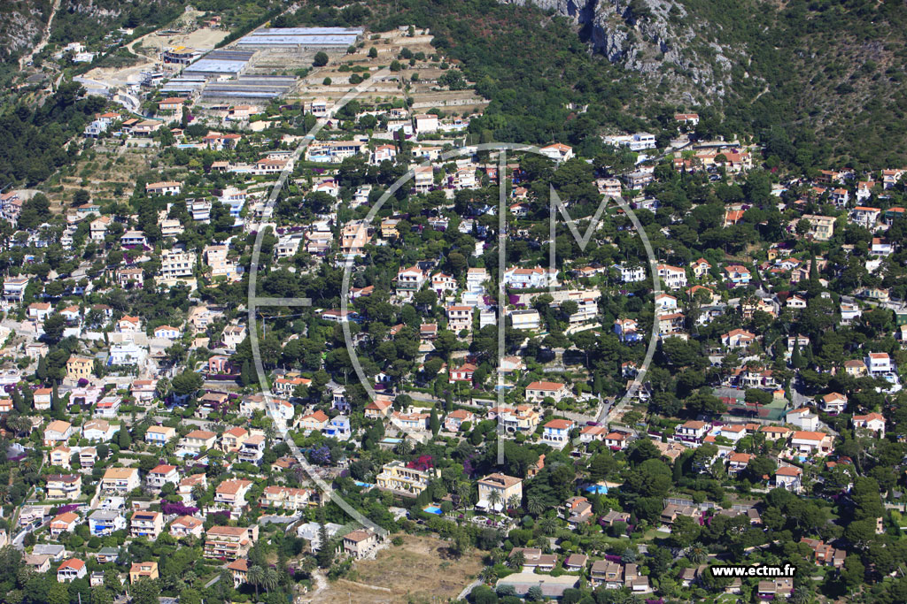 Photo arienne de Eze (Eze Bord de Mer)