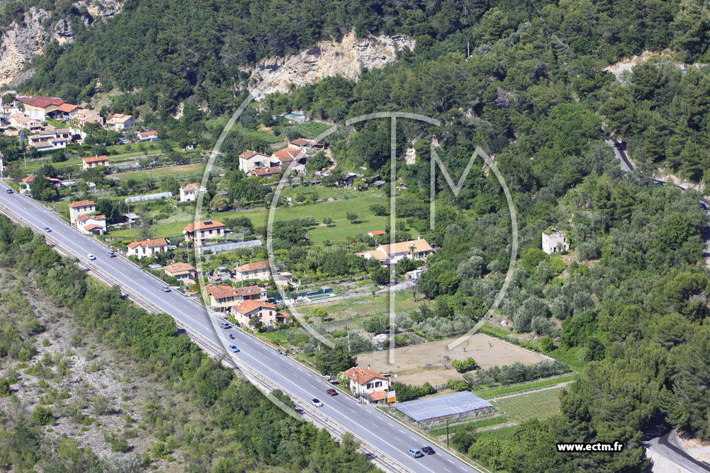 Photo arienne de La Roquette sur Var (route de Grenoble)