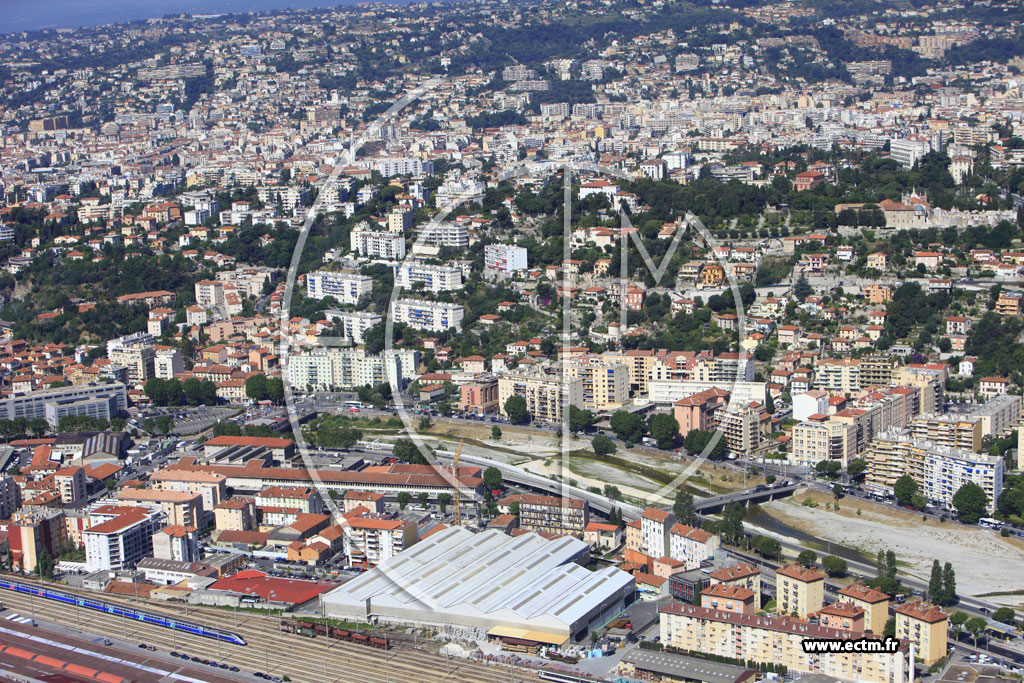 Photo arienne de Nice (avenue du Marchal Lyautey)