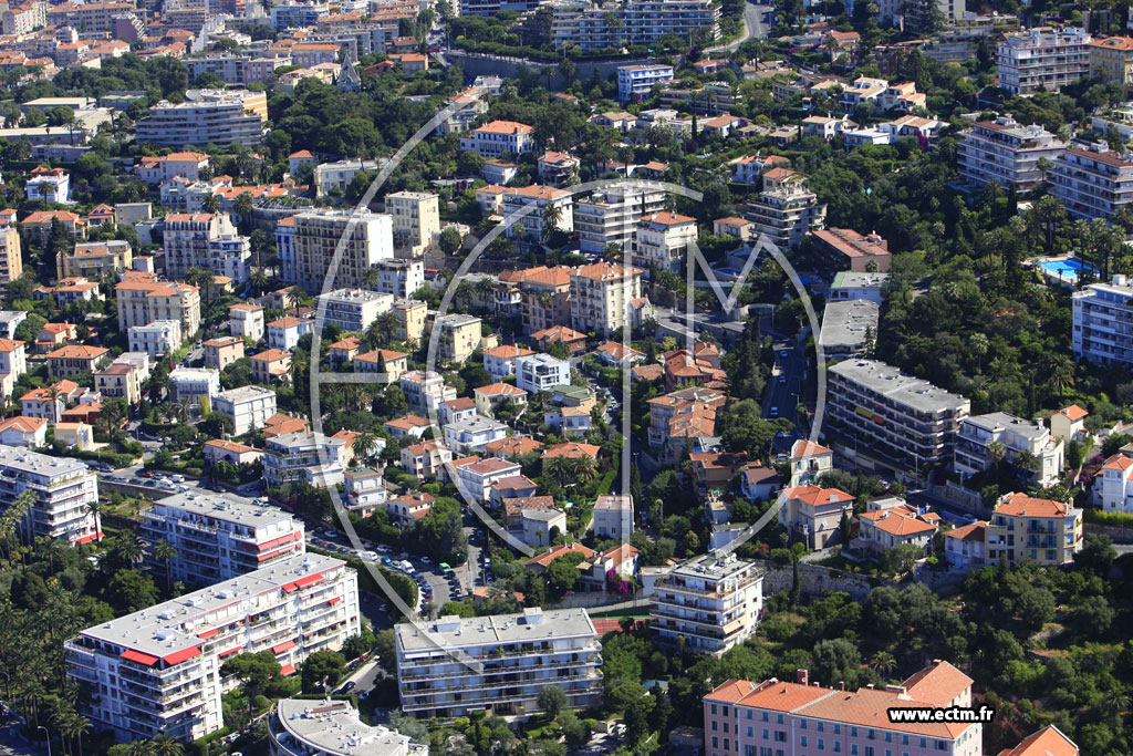 Photo arienne de Nice (boulevard Carnot).2