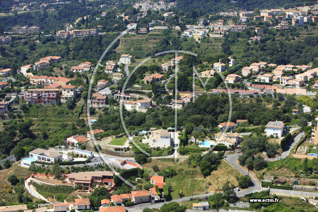 Photo arienne de Nice (chemin des Treuyes)