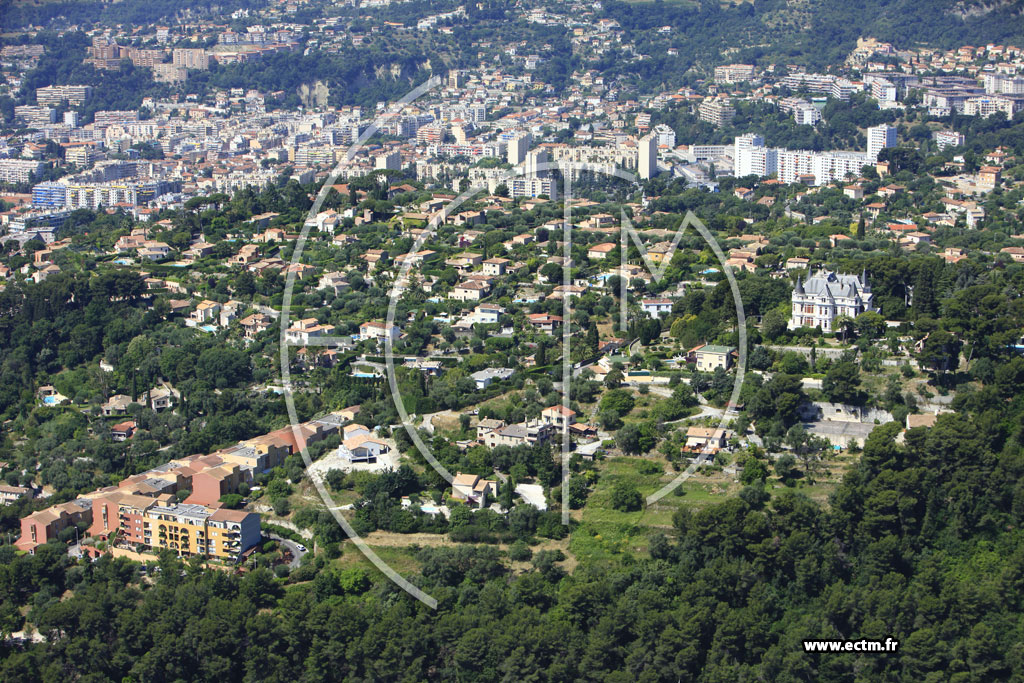 Photo arienne de Nice (Gairaut)
