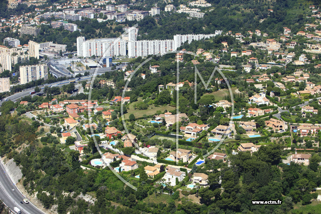 Photo arienne de Nice (Gairaut)