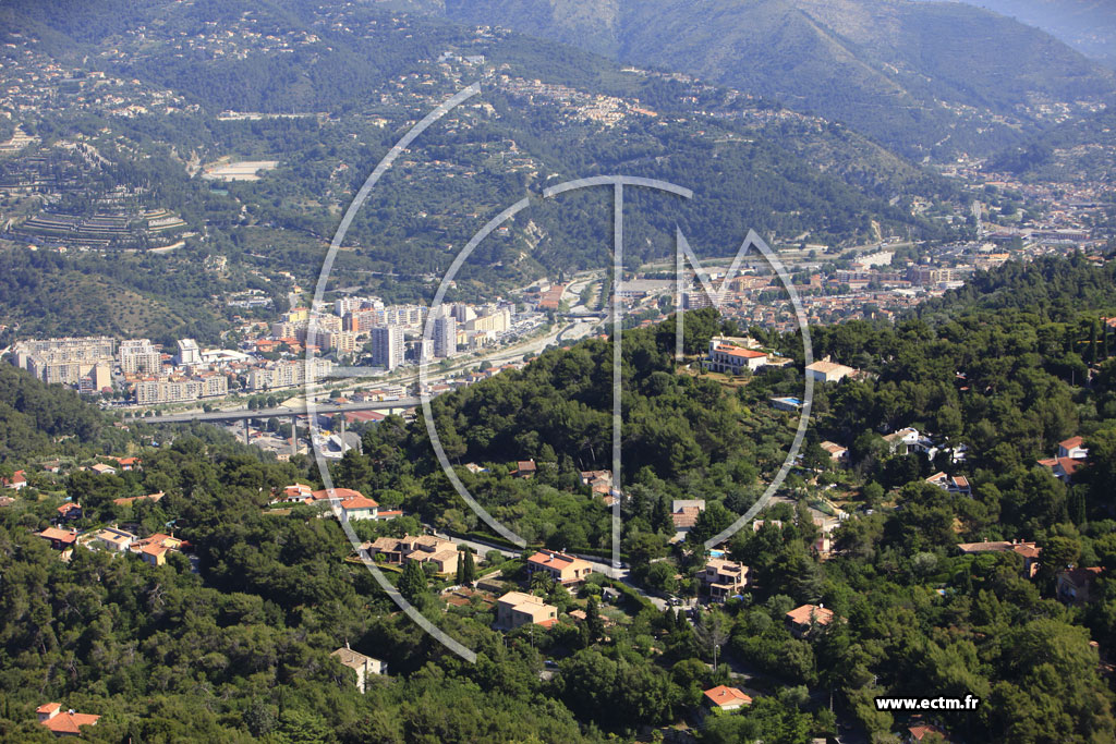 Photo arienne de Nice (Malgarach)