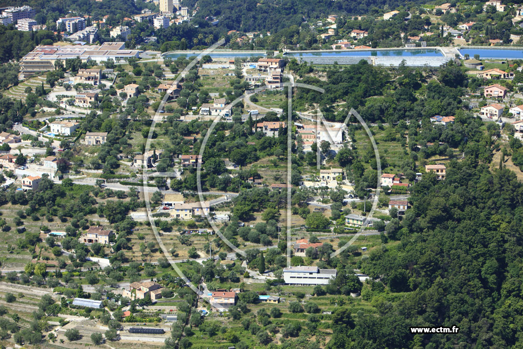 Photo arienne de Nice (Avenue de Rimiez)