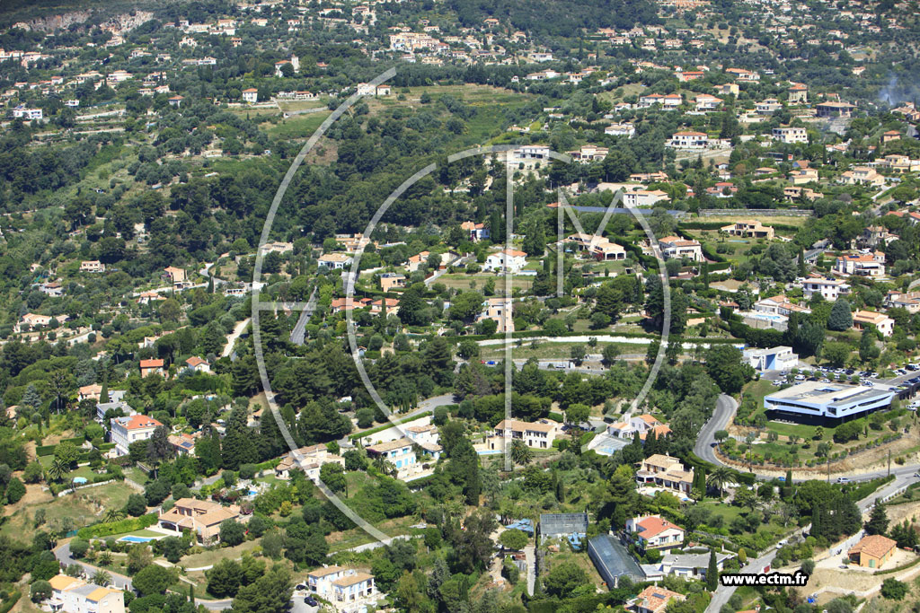 Photo arienne de Nice (Avenue de Rimiez)