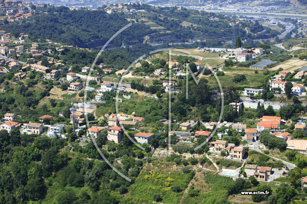 Photo arienne de Nice (route de Bellet)2