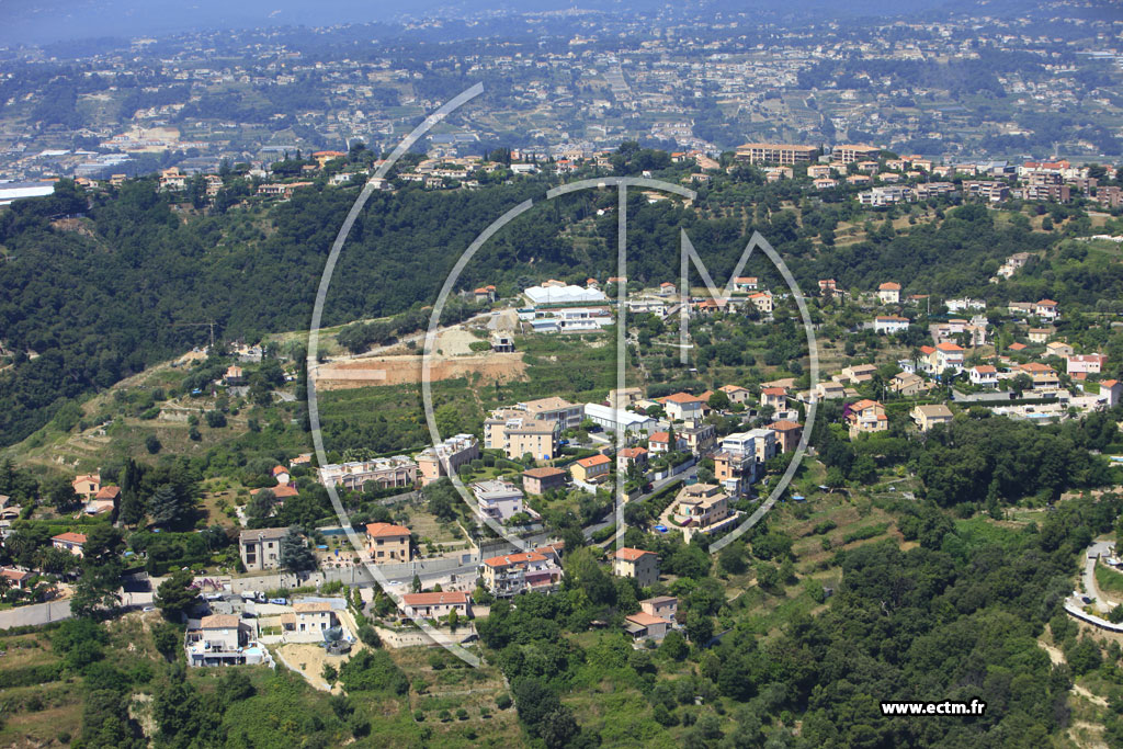 Photo arienne de Nice (Saint Antoine Ginestire)