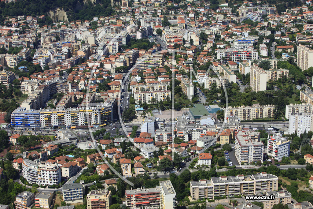 Photo arienne de Nice (Saint Sylvestre)
